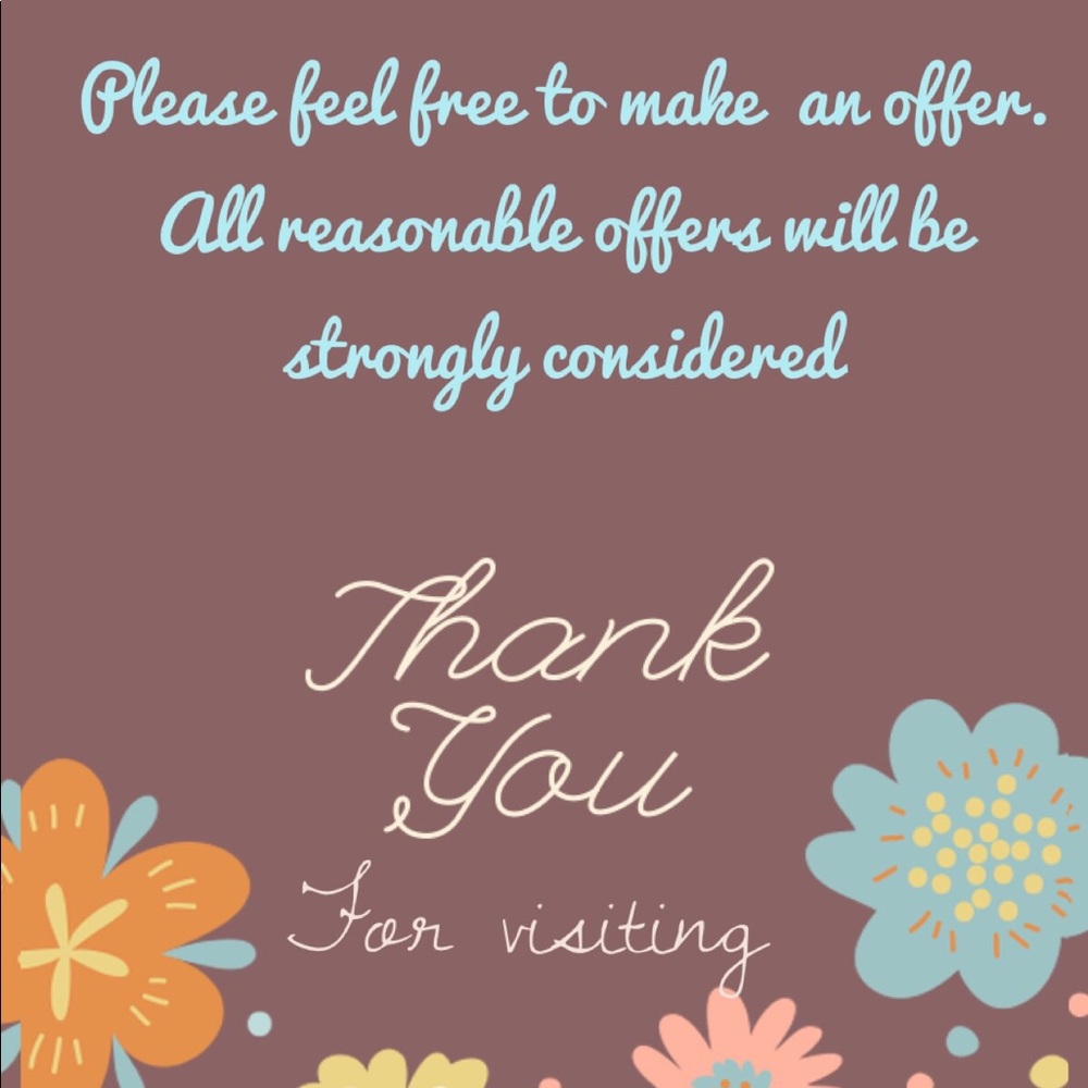 Please feel free to make an offer